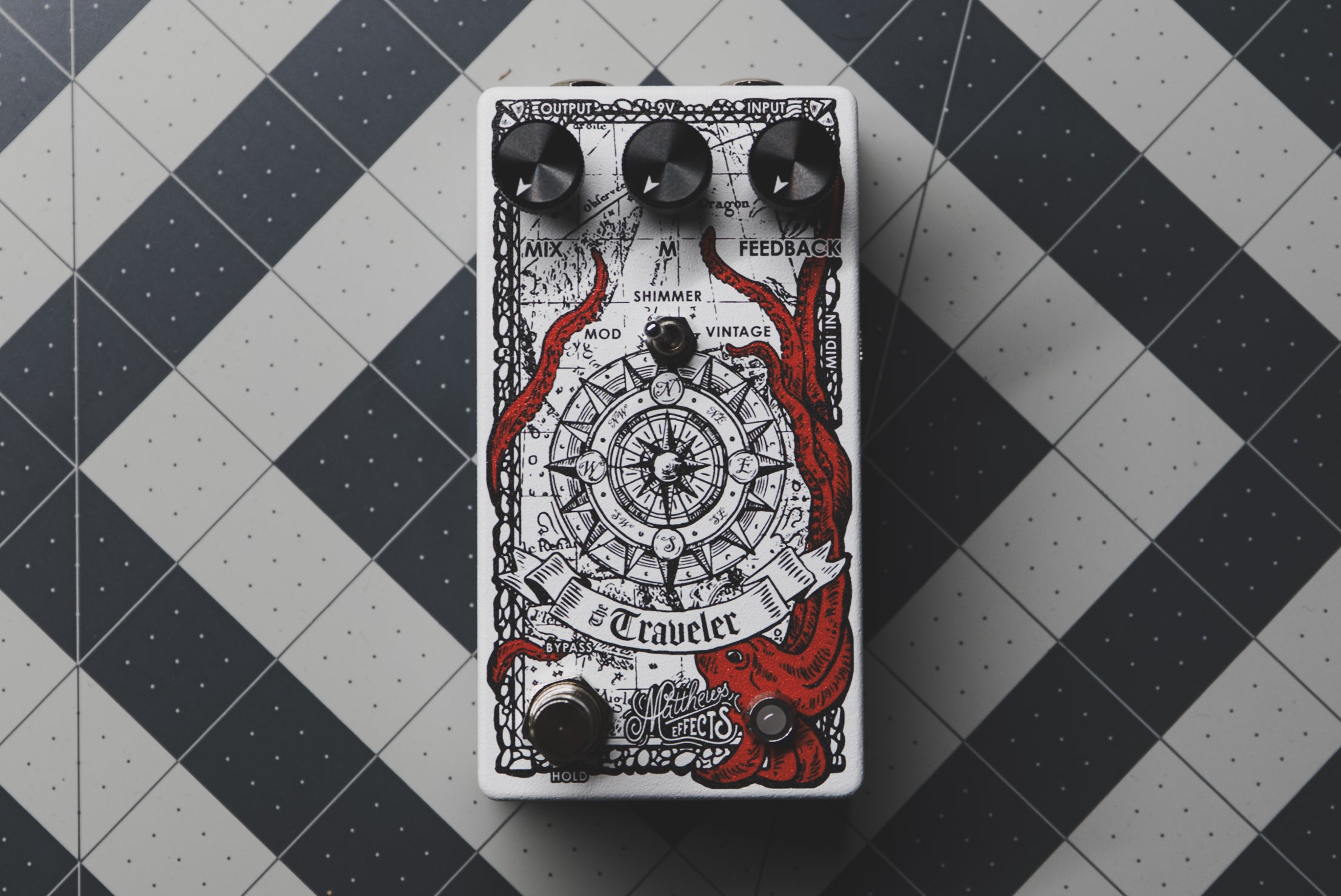 Matthews effects the traveler リバーブ Matthews Effects The Traveler Exploratory Reverb Pedal